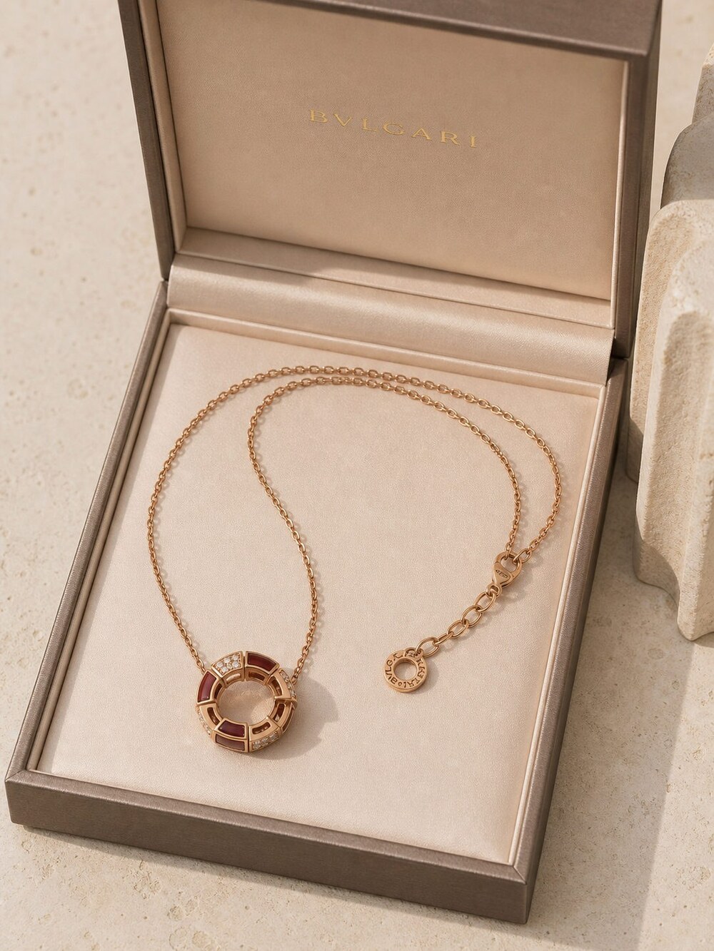 Bulgari Refined Statement Necklace Style 1 | New with Box - Picture 5 of 9